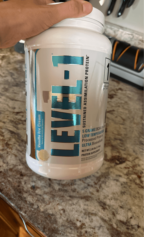 1St Phorm Level-1 Sustained Assimilation Protein Vanilla Ice Cream Protein Supplement