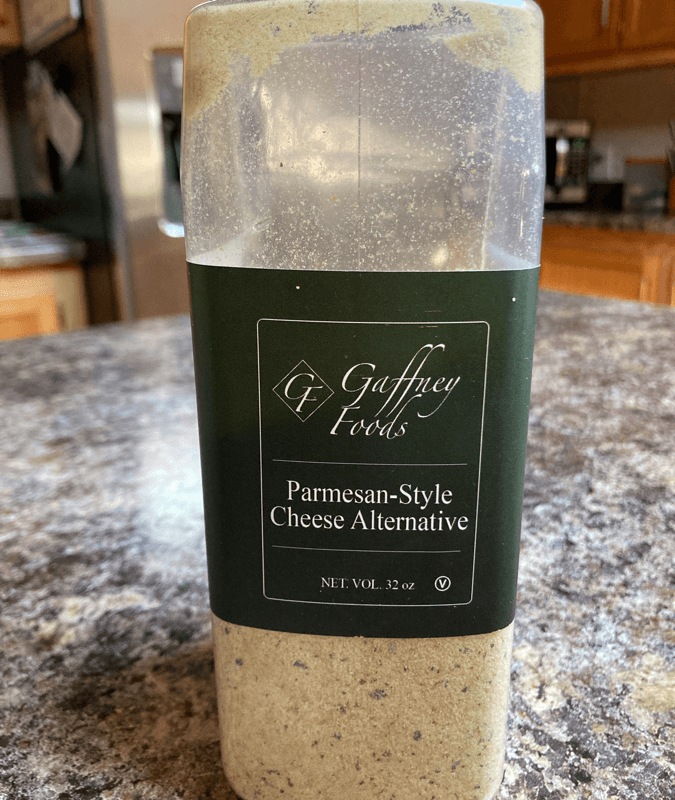 Gaffney Foods Parmesan-Style Cheese Alternative