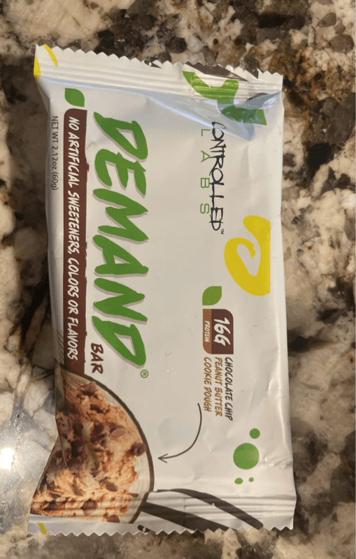 Controlled Labs Demand Bar Chocolate Chip Peanut Butter Cookie Dough