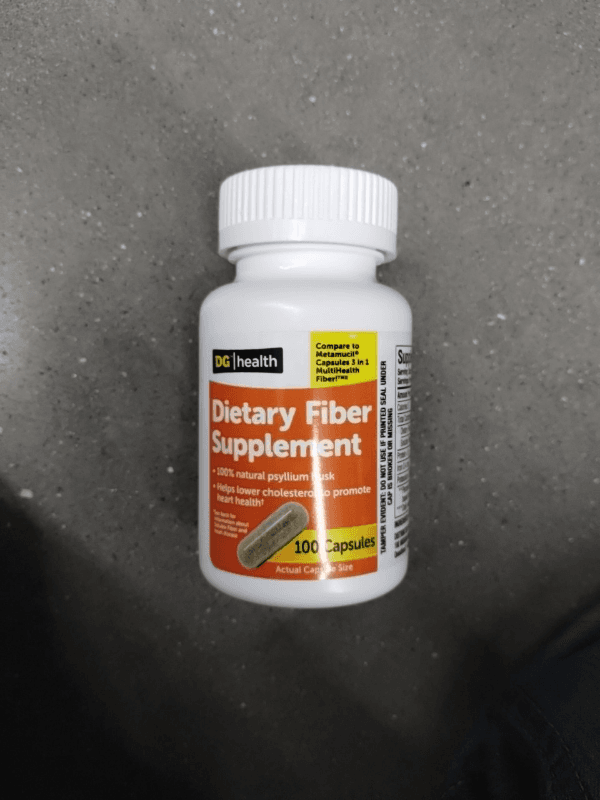 Dg Health Dietary Fiber Supplement, 100 Capsules