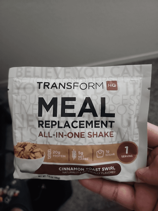Transform Hq Meal Replacement All-In-One Shake Cinnamon Toast Swirl
