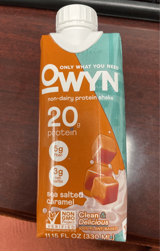 Owyn Sea Salted Caramel Non-Dairy Protein Shake