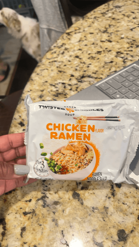 Twisted Noodles Chicken Ramen Noodle Soup