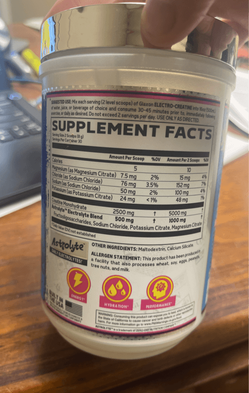 Glaxon Electro Creatine Naked Unflavored