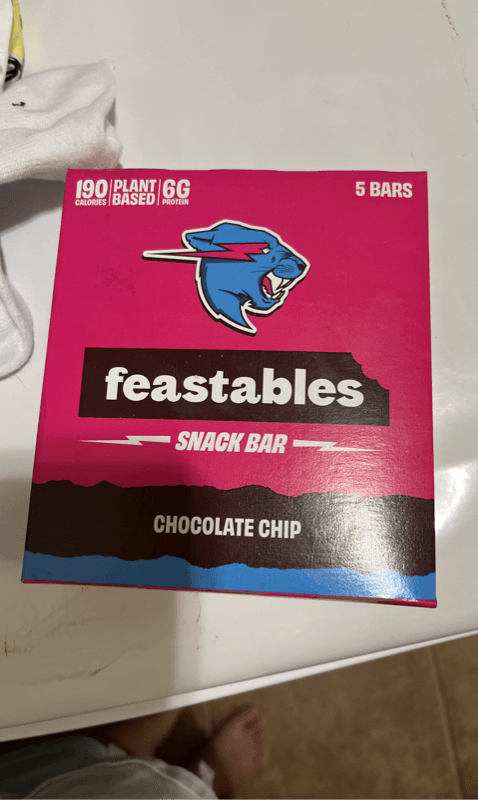 Feastables Chocolate Chip Snack Bar