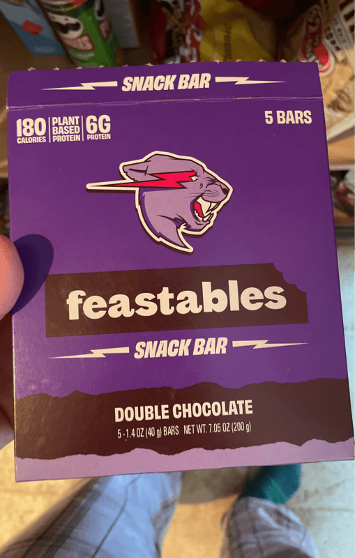 Feastables Double Chocolate Snack Bar