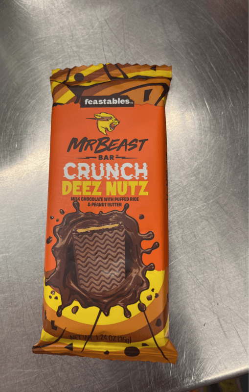 Feastables Mrbeast Bar Crunch Deez Nutz