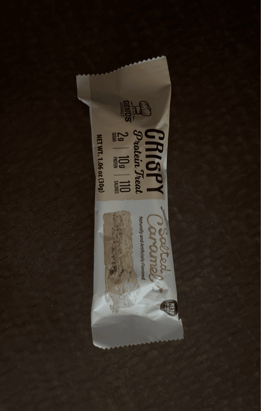 Genius Gourmet Salted Caramel Crispy Protein Treat