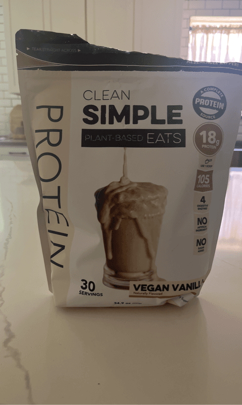 Clean Simple Eats Vegan Vanilla Protein