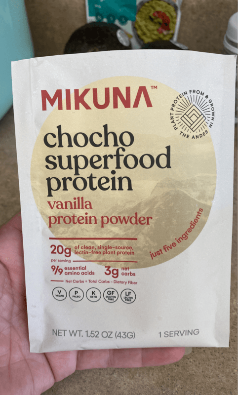 Mikuna Chocho Superfood Protein Vanilla Protein Powder