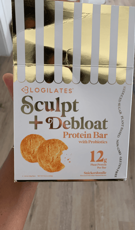 Blogilates Sculpt + Debloat Protein Bar With Probiotics