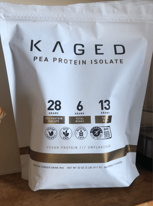 Kage Pea Protein Isolate Unflavored Vegan Protein Powder Drink Mix