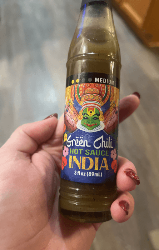 India Green Chili Hot Sauce Medium