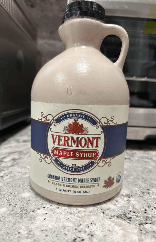Organic Vermont Maple Syrup Grade A Golden Delicate