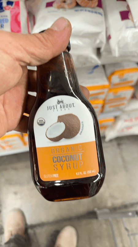 Just About Foods Organic Coconut Syrup