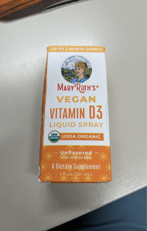 Mary Ruth'S Vegan Vitamin D3 Liquid Spray Unflavored