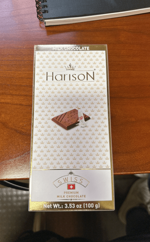 Harison Premium Milk Chocolate Bar