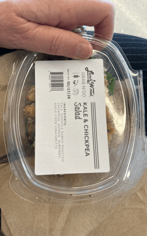 Lunch Wired Grab N' Go Kale & Chickpea Salad