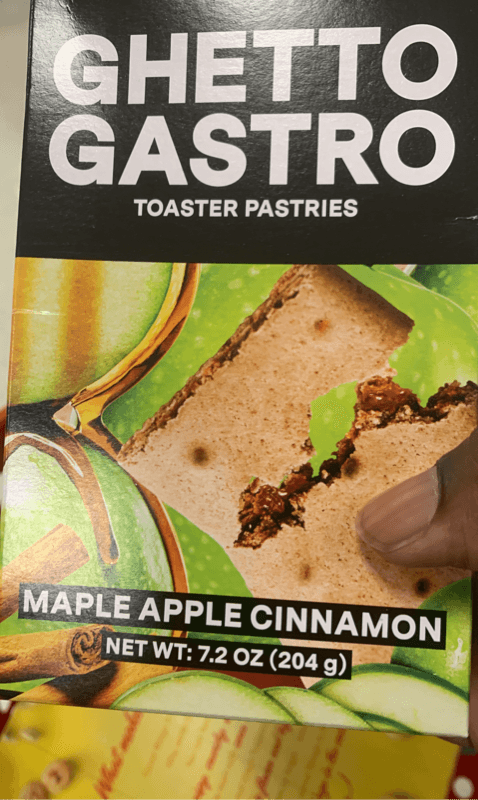 Ghetto Gastro Toaster Pastries Maple Apple Cinnamon
