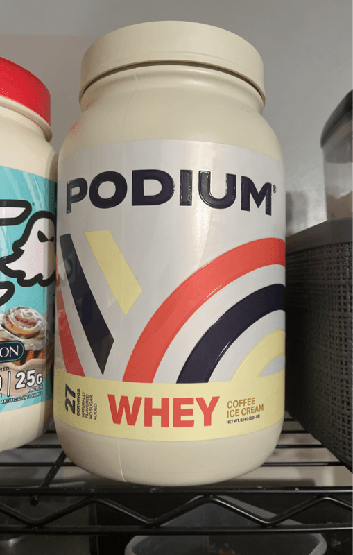 Podium Whey Coffee Ice Cream