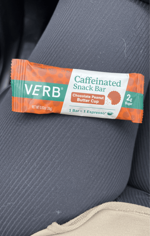 Verb Caffeinated Chocolate Peanut Butter Cup Snack Bar