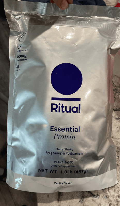 Ritual Essential Protein Daily Shake Pregnancy & Postpartum Vanilla Flavor