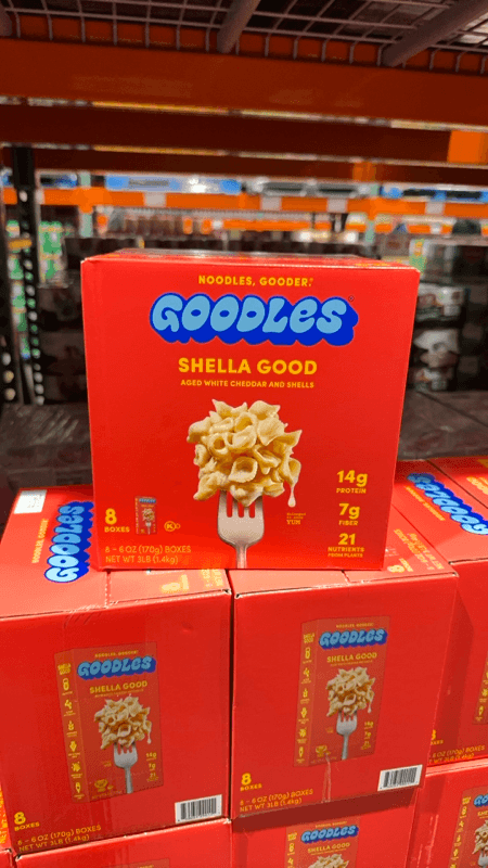 Goodles Shella Good Aged White Cheddar And Shells 8 Boxes
