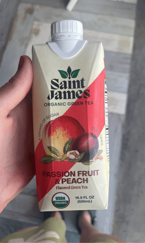 Saint James Organic Green Tea Passion Fruit & Peach