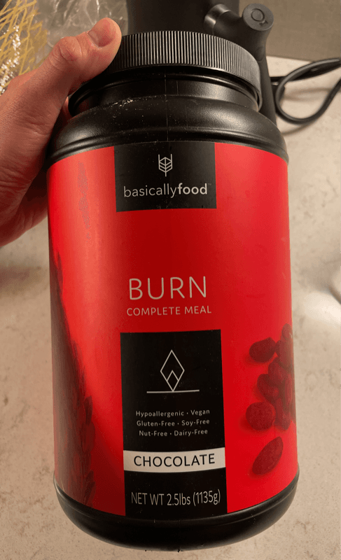 Basically Food Burn Complete Meal Chocolate