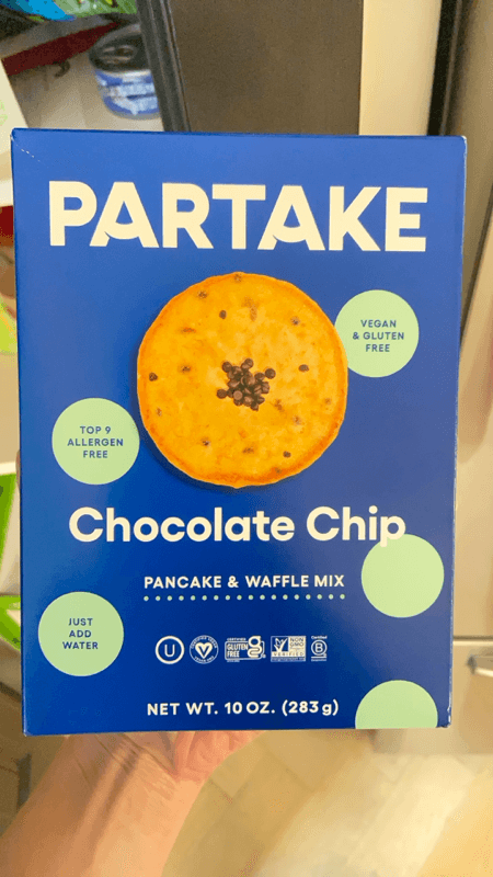 Partake Chocolate Chip Pancake & Waffle Mix