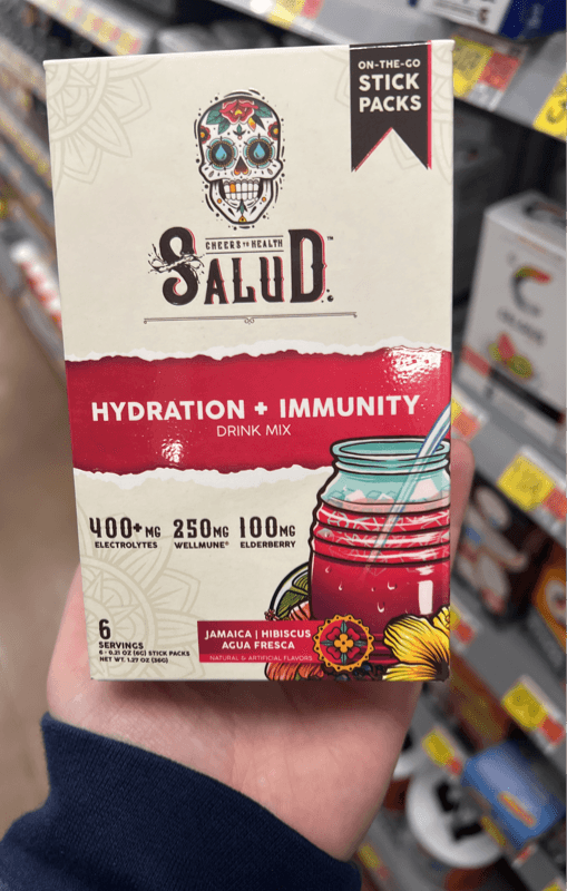 Salud Hydration + Immunity Jamaica Hibiscus Drink Mix