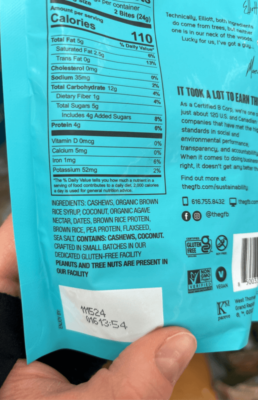 The Gfb Coconut + Cashew Bites