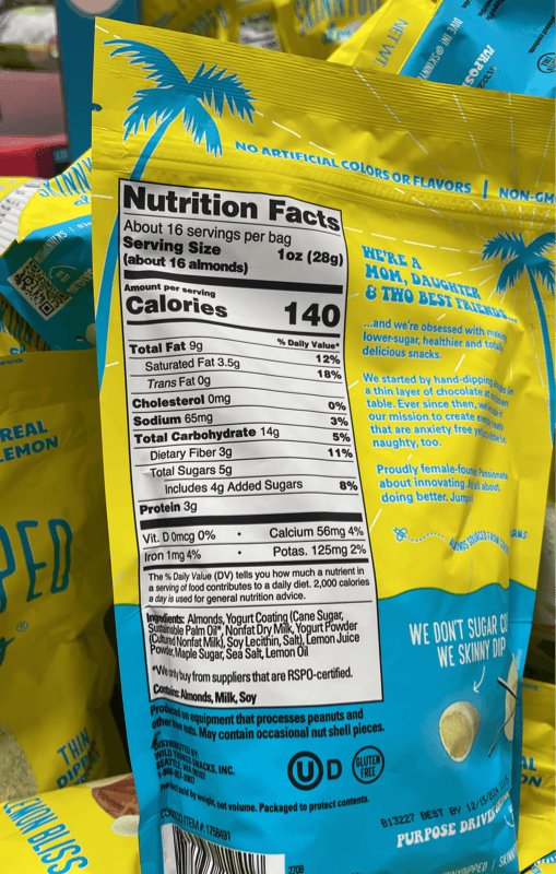 Skinnydipped Lemon Bliss Almonds