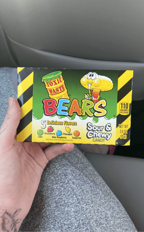 Toxic Waste Bears Sour & Chewy Candy