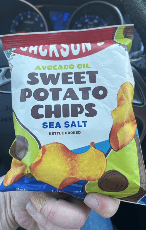 Jackson'S Avocado Oil Sweet Potato Chips Sea Salt Kettle Cooked