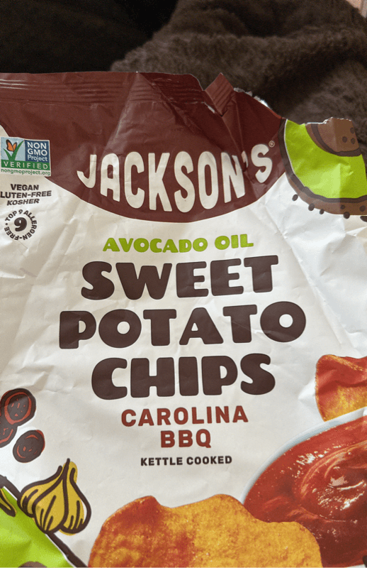 Jackson'S Carolina Bbq Sweet Potato Chips With Avocado Oil