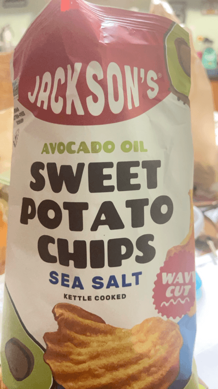 Jackson'S Avocado Oil Sweet Potato Chips Sea Salt