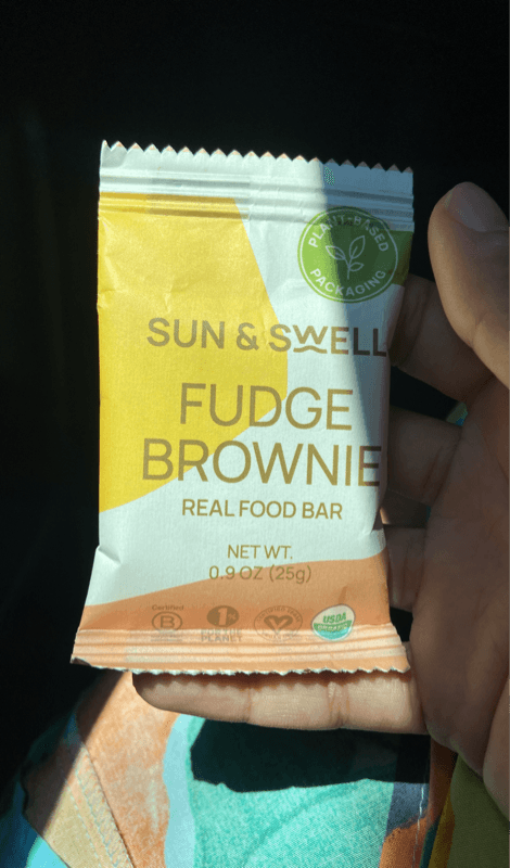 Sun & Swell Fudge Brownie Real Food Bar