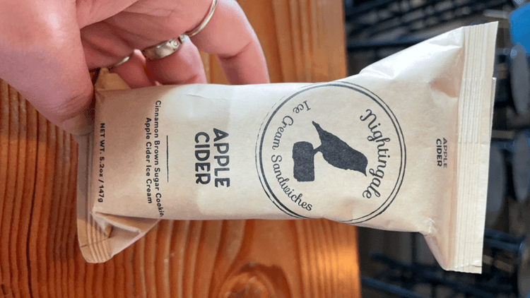 Nightingale Apple Cider Ice Cream Sandwiches
