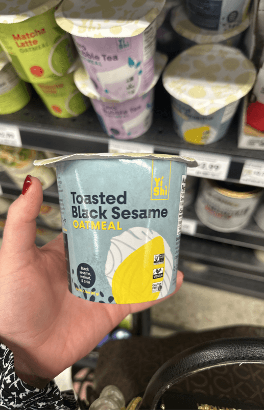 Yishi Toasted Black Sesame Oatmeal