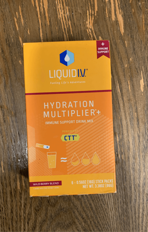 Liquid I.V. Hydration Multiplier+ Immune Support Drink Mix Wild Berry Blend