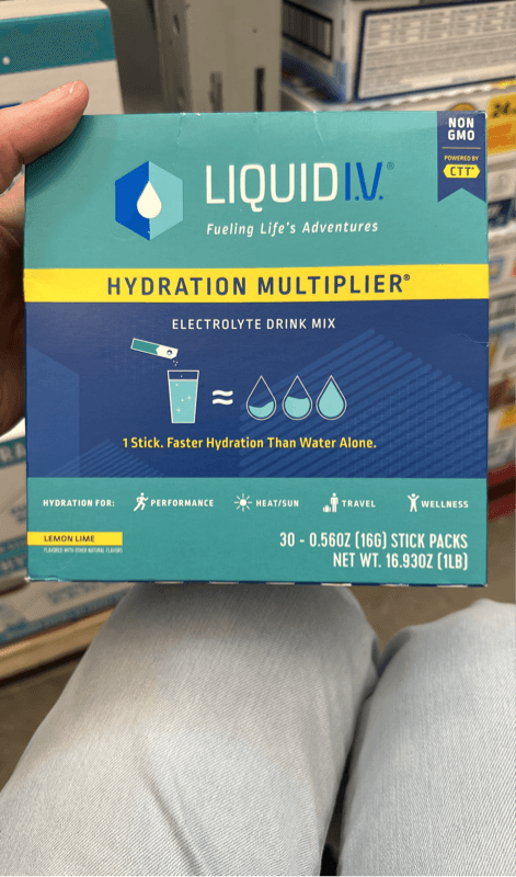 Liquid I.V. Hydration Multiplier Electrolyte Drink Mix Lemon Lime Flavor