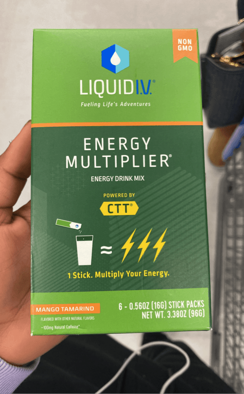 Liquid I.V. Energy Multiplier Energy Drink Mix Mango Tamarind