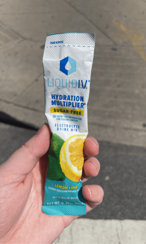 Liquid I.V. Hydration Multiplier Sugar-Free Lemon Lime Electrolyte Drink Mix