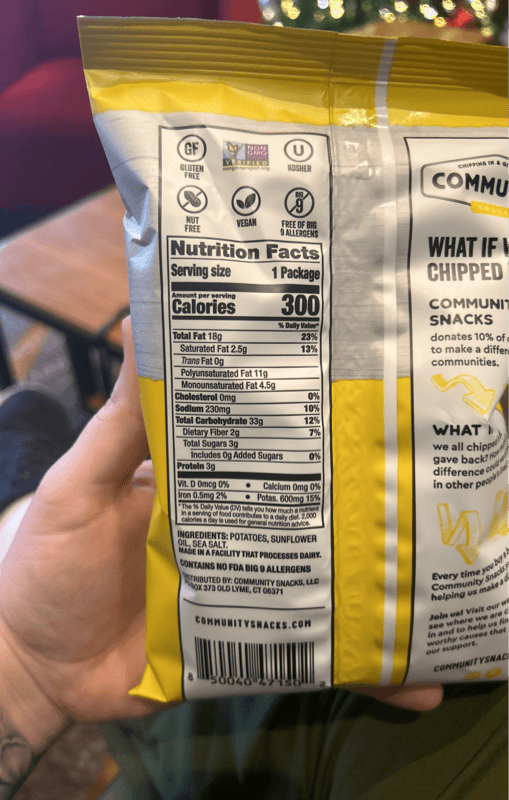 Community Snacks Simply Sea Salt Kettle Cooked Potato Chips