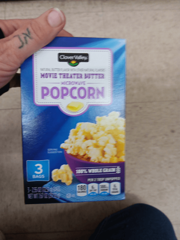 Clover Valley Movie Theater Butter Microwave Popcorn