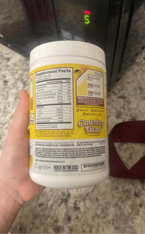 Ryse Element Series Bcaa Focus Country Time Lemonade