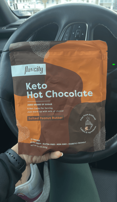 Flavcity Keto Hot Chocolate Salted Peanut Butter