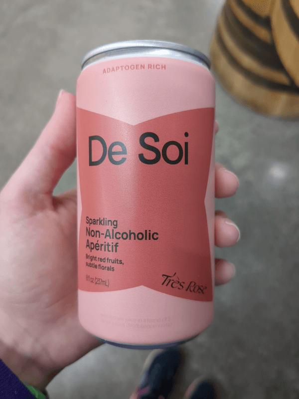 Adaptogen Rich De Soi Sparkling Non-Alcoholic Aperitif Tres Rose