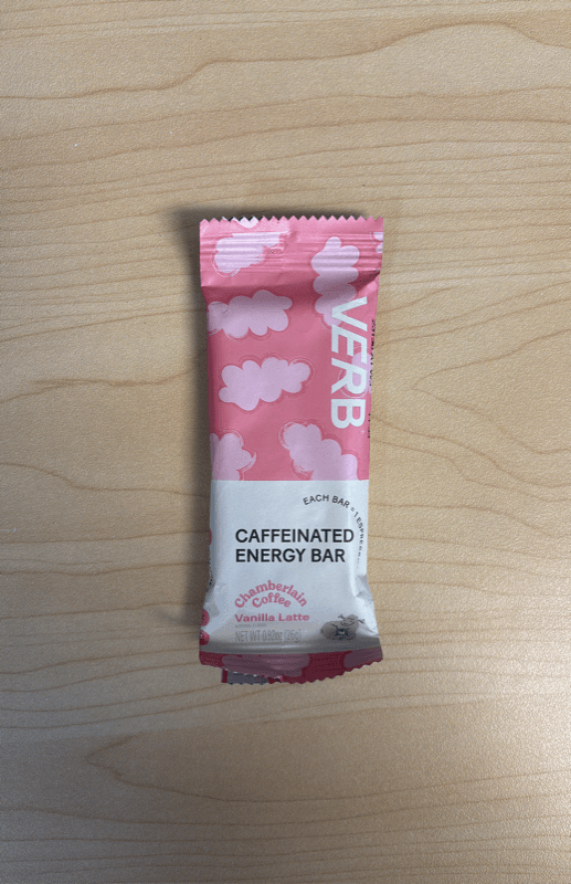 Verb Chamberlain Coffee Vanilla Latte Caffeinated Energy Bar